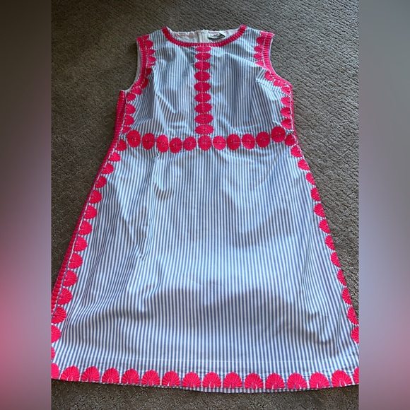 Vineyard Vines Dresses & Skirts - Vineyard Vines 8 Seersucker dress blue white pink